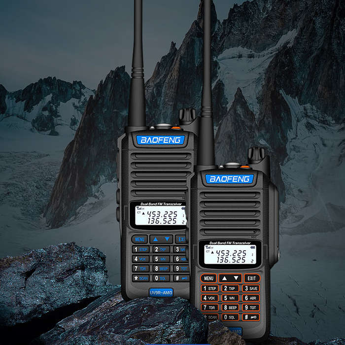 BaoFeng UV9R-AMG EU Plug Radio Walkie Talkies 10W High Power UV Dual Band Walkie Talk (Color Orange)
