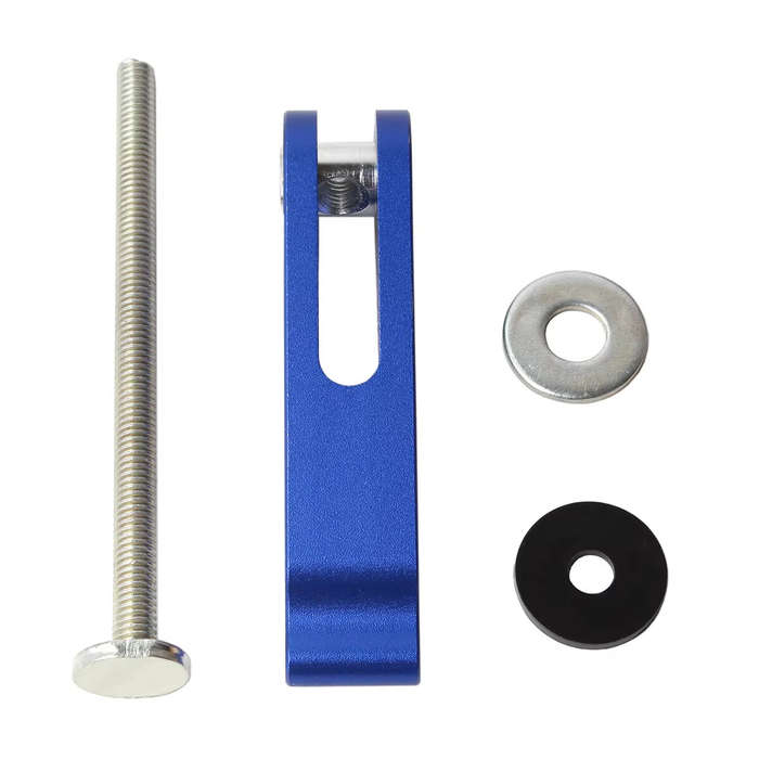 Blue - Quick-Acting Woodworking T-Track Hold Down Clamp 5/16"-18 Thread for 19mm T-Track