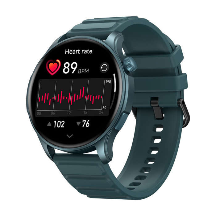 Grey - [2024 World Premiere]Zeblaze Btalk 3 Pro 1.43inch AMOLED Display bluetooth Call Heart Rate Bl
