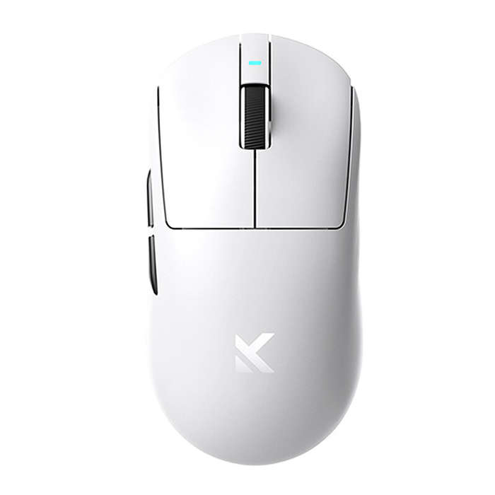 White - MCHOSE A7 Tri-mode Wireless Mouse PAW3395 Sensor 26000DPI 56g Lightweight E-sports Gaming Mi
