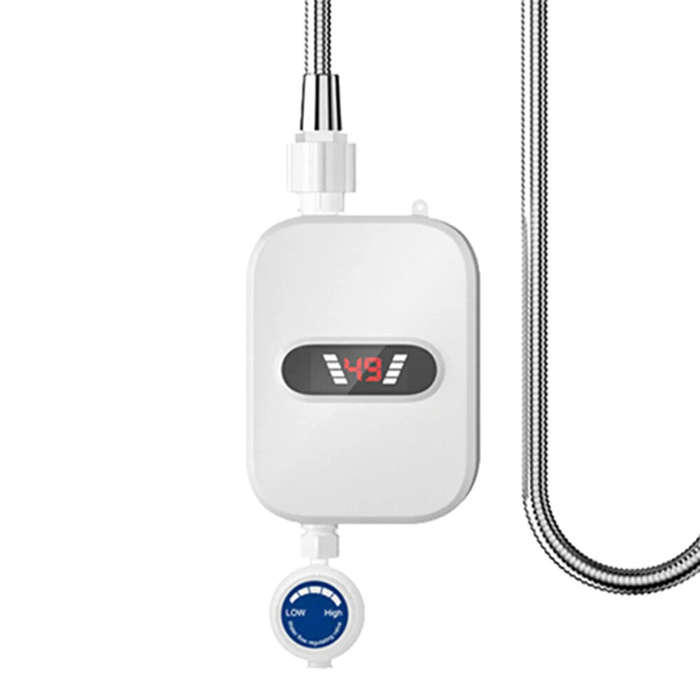 Type C - Tevorex 3000W/3500W Portable Mini Water Heater 110V/220V Instant Electric Heater IPX4 Water