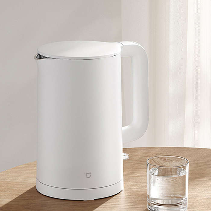White - XIAOMI Mijia Electric Kettle 3 1800W 1.7L Large Capacity 316L Stainless Steel Interior Doubl