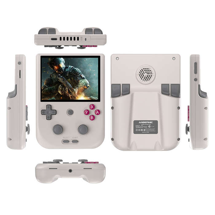 ANBERNIC RG405V 4G+128G Handheld Game Console with Hall Joystick 4 inches IPS Touch Screen Unisoc Ti