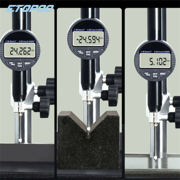 ETOPOO 50MM High Precision Digital Indicator 3V Power Reliable Height and Depth Measurement Tool Ess