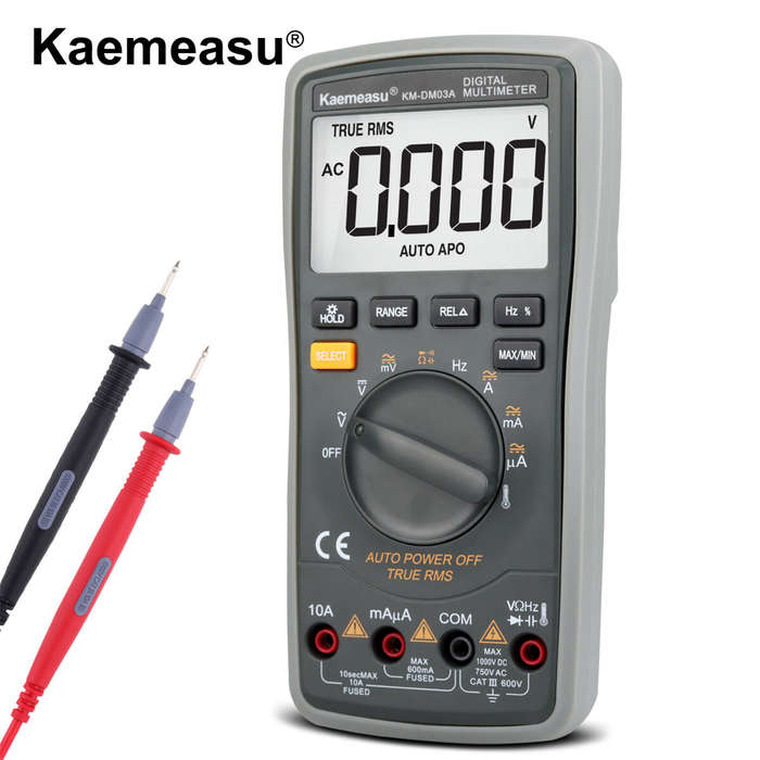 Kaemeasu KM-DM03A Professional High Precision Digital Multimeter DC & AC Voltage Current Measurement