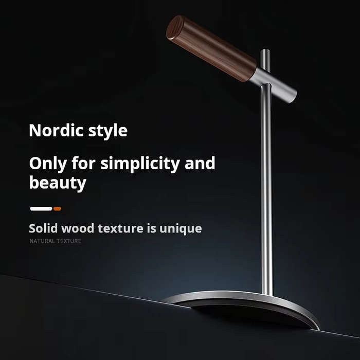 Silver - V01 Headphone Stand Aluminum Alloy Headset Holder for Apple Vision Pro Over-ear Earphone Ac