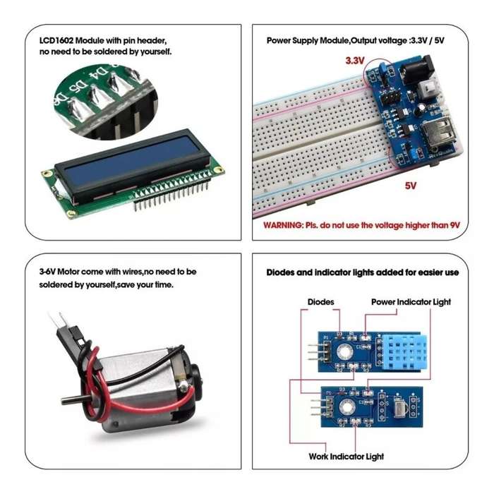with box - RFID UNOR3 Upgraded Version For Starter Kit DIY Electronic Kit Power Supply Module Access