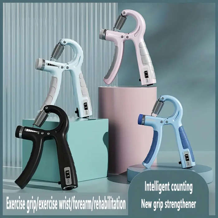 Black - KALOAD 5-60kg Adjustable Electric Grip Strength Device Muscle Exercise Arm Strength Wrist St