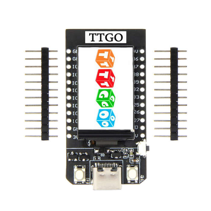 5Pcs LILYGO TTGO T-Display ESP32 16MB CH9102F WiFi bluetooth Module 1.14 Inch LCD Development Board