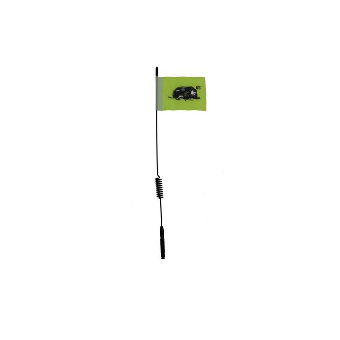 01 - RC Car Metal Decoration Green RC Signal Flag for TRX4 SCX10 90046 Vehicle Models Parts