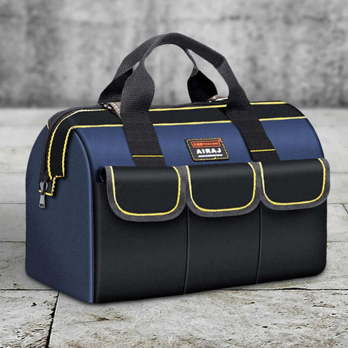 16 Inch 1680D Oxford Multifunctional Tool Bag Waterproof Wear-Resistant High Capacity Electrician St
