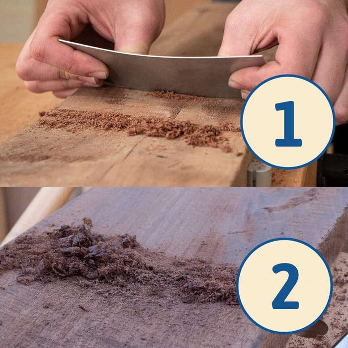 #A - Multi-Shaped Scraper Burnisher Set Scrapers High Hardness for Woodworking Polishing Scrap Color