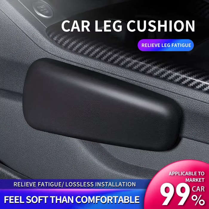 Black - Car Foot Pads Knee Pads Leg Pads Car Leg Rests Car Door Control Leg Pads Universal Auto Armr