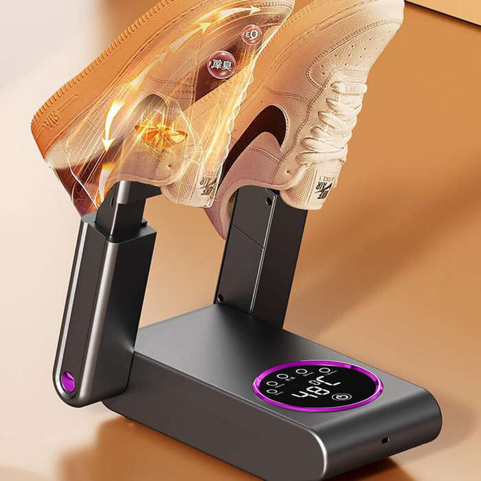 EU Plug - Folding Shoe Drying Machine Constant Temperature Dehumidification Odor Portable Shoe Dryin