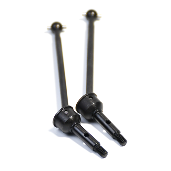 Black - 2PCS ZD Racing MT16 1/16 RC Car Parts Front Universal Drive Shafts Vehicles Models Spare Acc