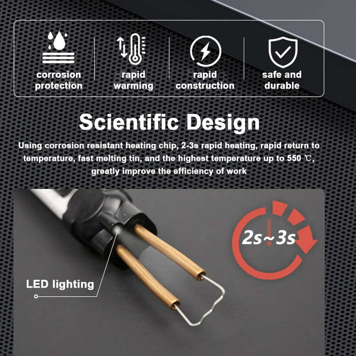 Full Kit - Mini Cordless Hot Nailing Machine Hot Stapler Car Bumpers Repair Soldering Iron USB Type-