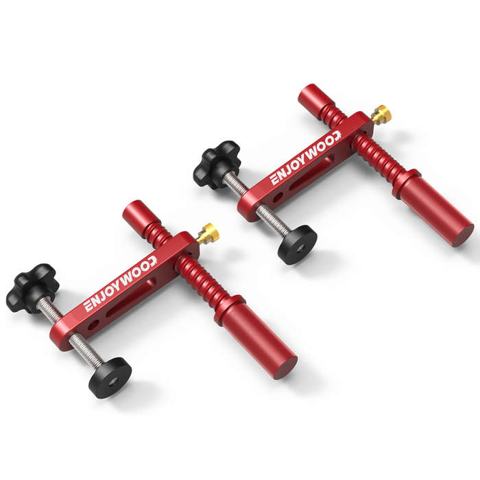 19mm - ENJOYWOOD 2 Pack 19mm/20mm Bench Dog Hole Hold Down Clamps Fast Acting MFT Table Clamp with P