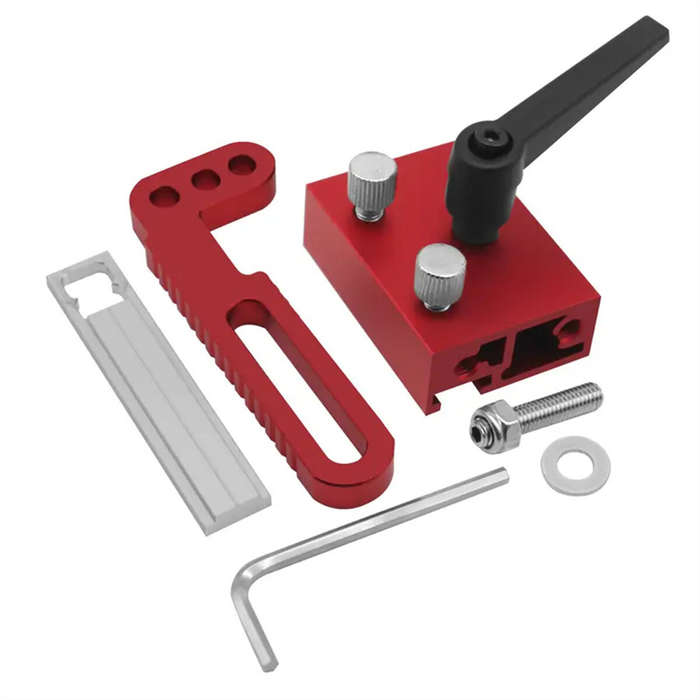Black - Adjustable Fence Flip Stop Miter Track Stop Alloy Steel T Slot Stop for Accurate Length Limi