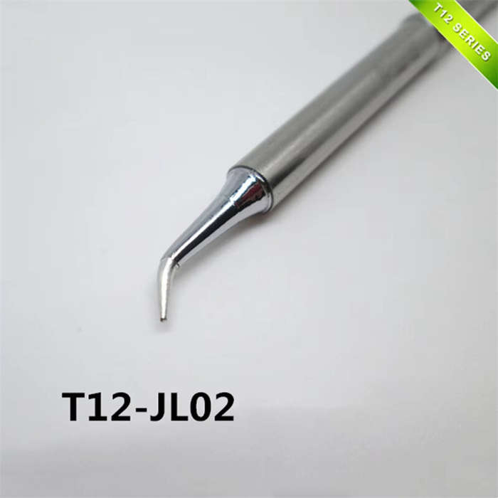 Silver - QUICKO T12 Series 10 Piece Soldering Iron Tip Set for 942 Soldering Station High Quality Ra