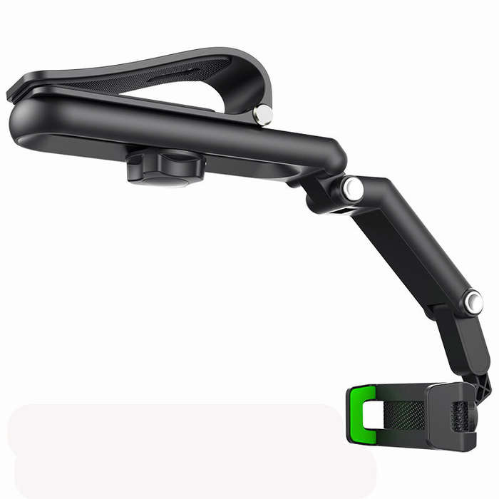 Green - Universal 1080 Rotating Sun Visor Car Phone Holder Cellphone Multi-function Mobile For iPhon