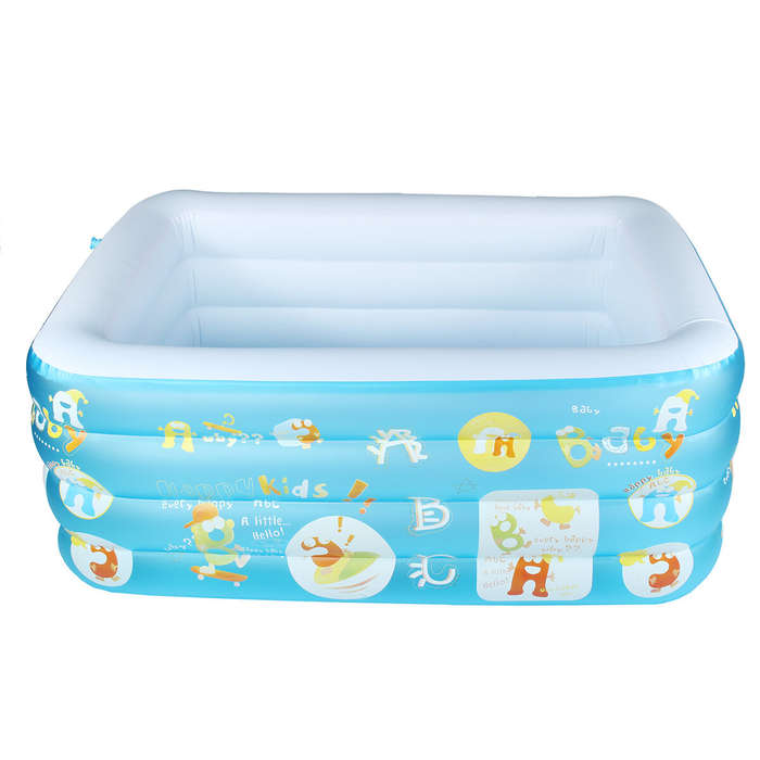 71 inch 4-Layer Inflatable Swimming Pool Baby Bathtub With 19Pcs Accessories