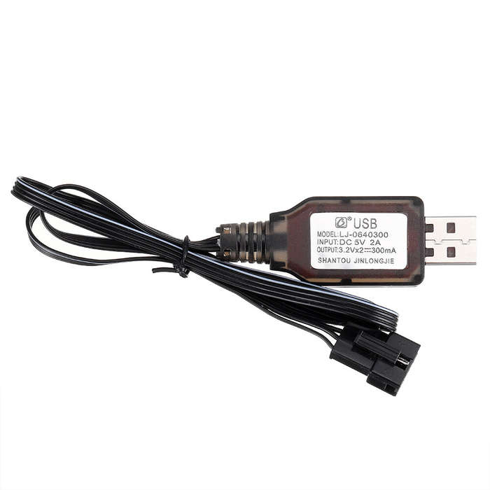 Wltoys 18628 1/18 Spare Li-ion Battery USB Charging Cable 0680 RC Car Vehicles Model Parts