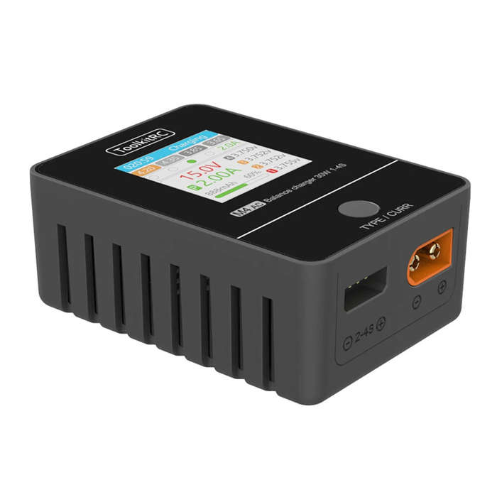 US Plug - Toolkitrc M4AC 30w 2.5A with Color LCD Screen Balance Charger Discharger for 1-4S LiPo LiH