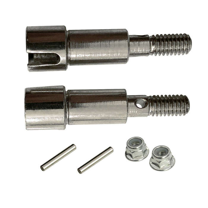2PCS Xinlehong 9130 9136 9137 1/16 RC Car Upgraded Metal Rear Drive Cup 30-WJ04 Vehicles Model Spare
