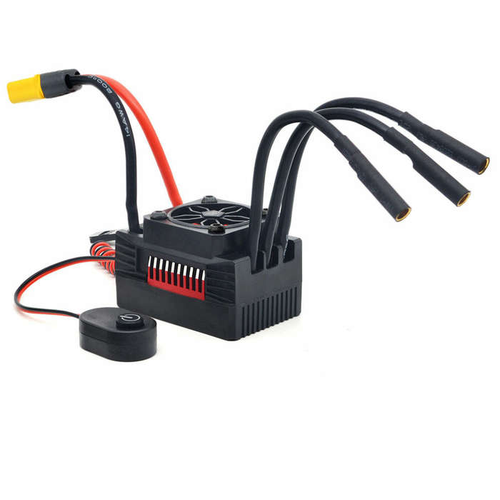 60A - Surpass Hobby Rocket V2 Waterproof 60A Brushless ESC for 1/10 RC Car Vehicles Model Parts