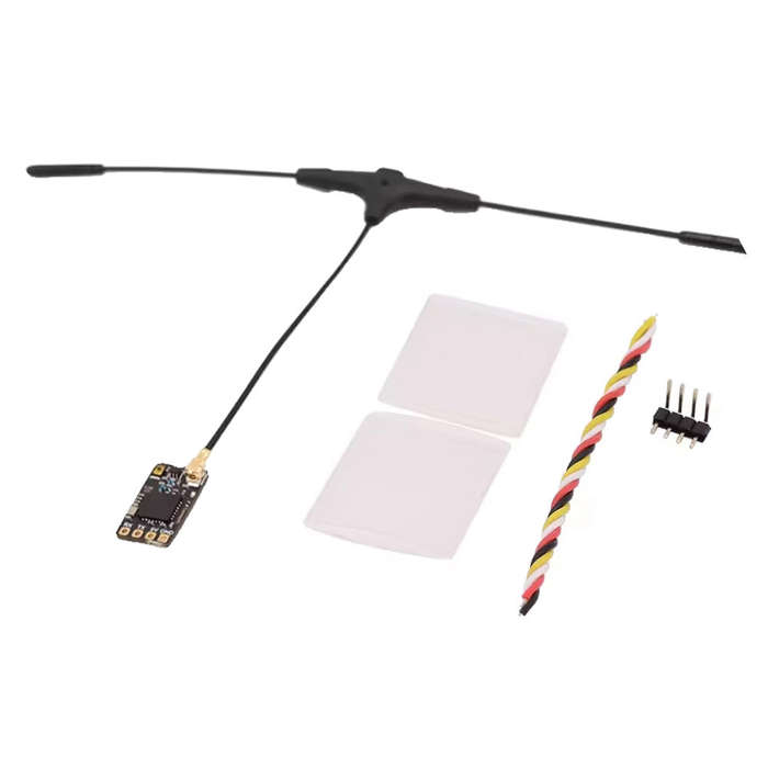 2.4GHz - HAKRC ELRS 2.4GHz/915MHz RX Long Range RC Receiver with T-Type Antenna for FPV RC Racer Dro