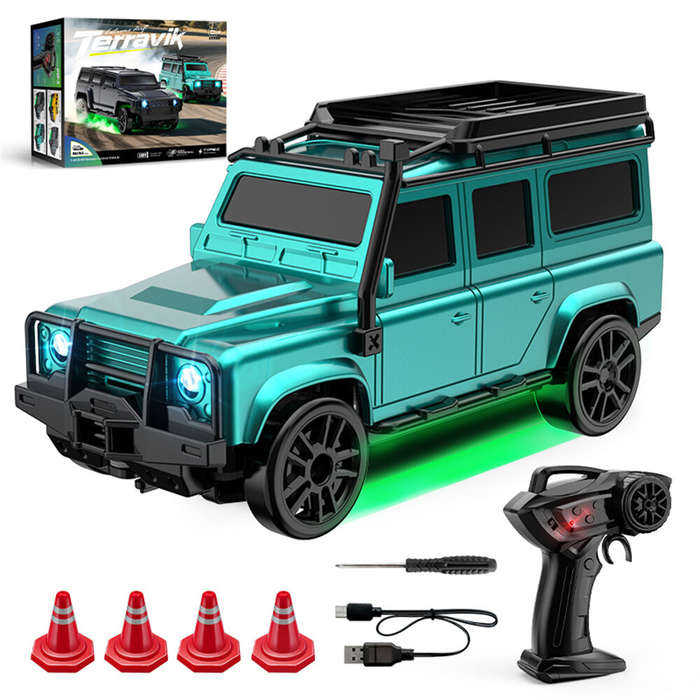 Black - WSD E86 E87 RTR 1/64 2.4G 4WD Drift RC Car SUV Mini Race LED Light Two Speed Full Scale Radi