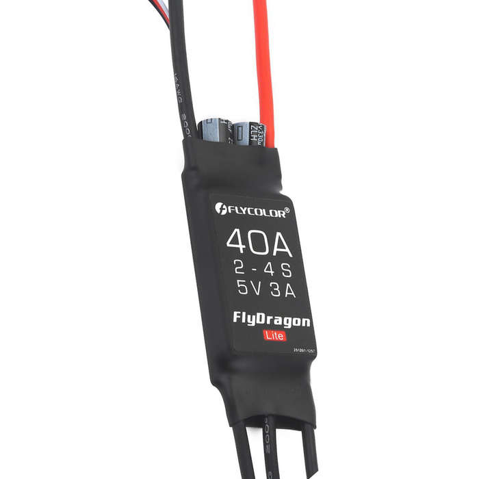 40A - FLYCOLOR FlyDragon Lite Plus 40A 2-4S Dual Way Brushless ESC With 5.5V/3A BEC for Fixed Wing R