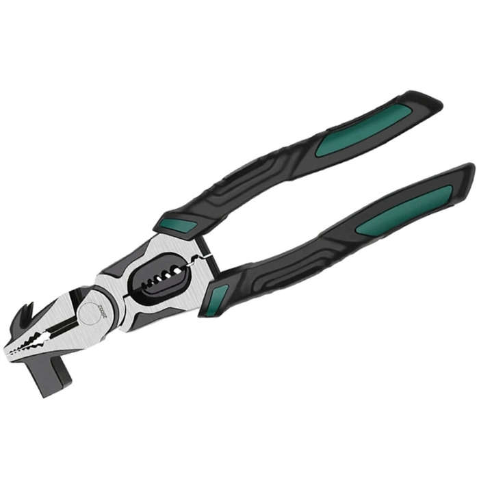 Multifunctional Fencing Pliers Tool 228mm High Carbon Steel Head Wire Cutters Ergonomic Rubber Handl