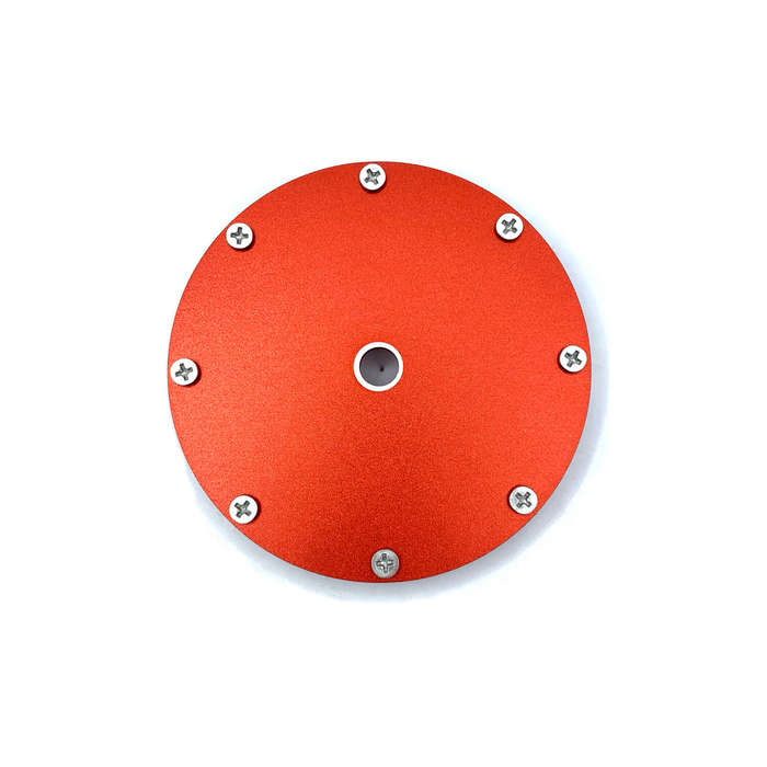Red - Dedicated Ground Network Disk Aluminum Grounding Disk for PAC-12 JPC-12 Portable Shortwave Ant