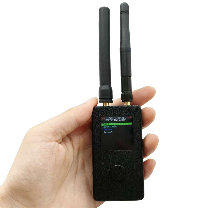 Black - Mini ESP32 Marauder Mar-x-Auder Device Wi-Fi Bluetooth Offensive and Defensive Tools Enable