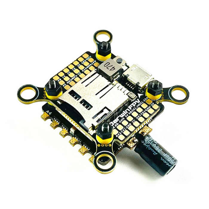 FC&ESC - 20x20mm DarwinFPV F411 F4 Flight Controller OSD with 5V BEC Output & 4in1 30A ESC 3-4S Stac