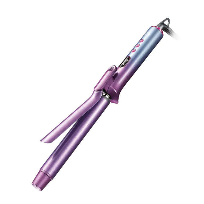 Rose Gold - 30mm Curling Iron LCD Digital Display 3 Temperature Levels Curling Splint Hair Styling P