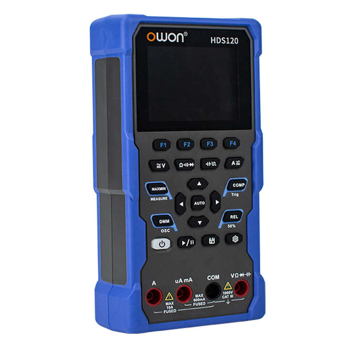Blue. - OWON HDS120 Digital Multimeter Oscilloscope 1MHz Analog Bandwidth High Accuracy 2.8inch LCD