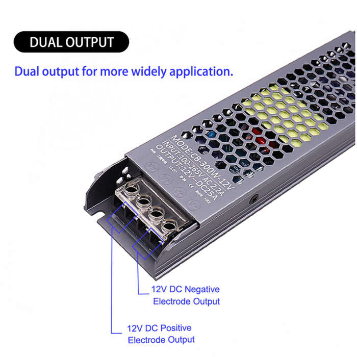 24V - AC/DC 12V 24V Transformer 100W LED Driver Power Supply Super Thin A/D Converter for LED Strip