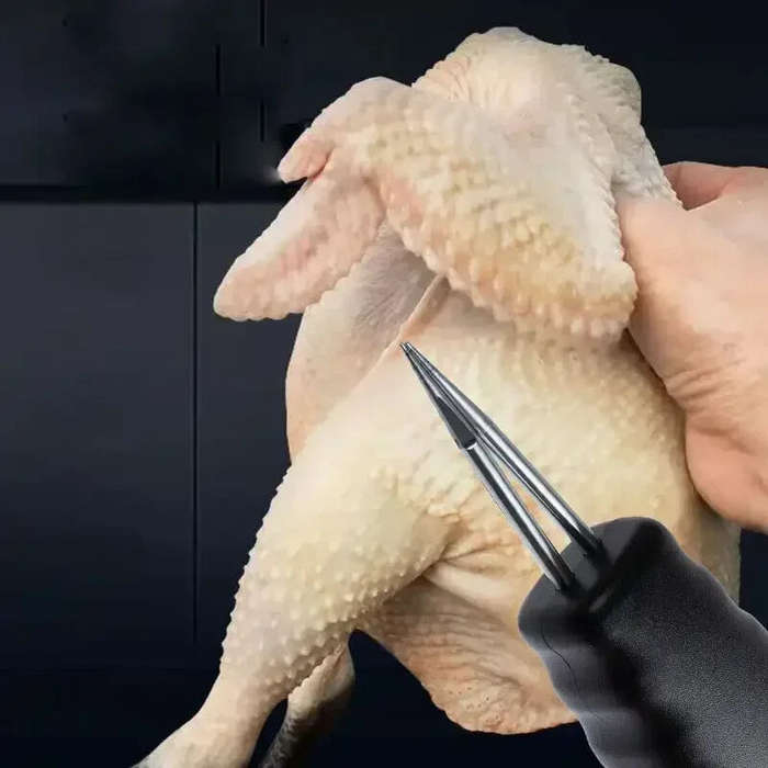 US Plug - Electric Quick Chicken Plucker 750W 240rpm Stainless Steel Portable Waterproof US/EU Plug