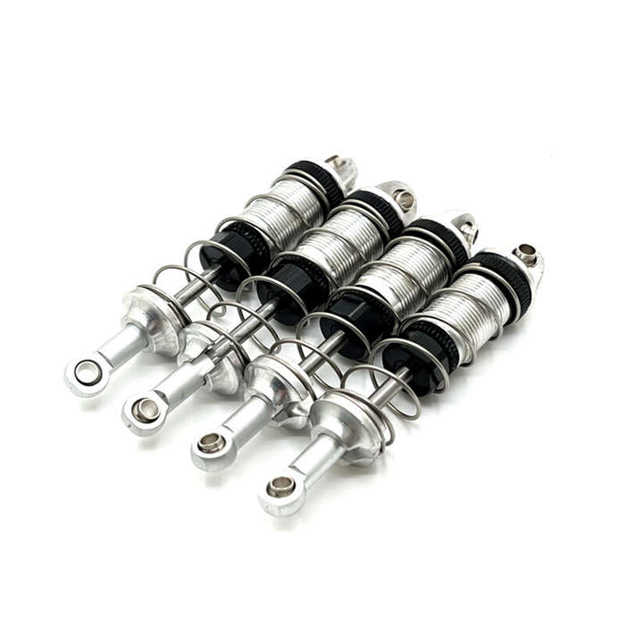 Blue - 4pcs Metal Upgraded Oil Shock Absorber For MJX 16207 16208 16209 16210 H6 RC Car Parts