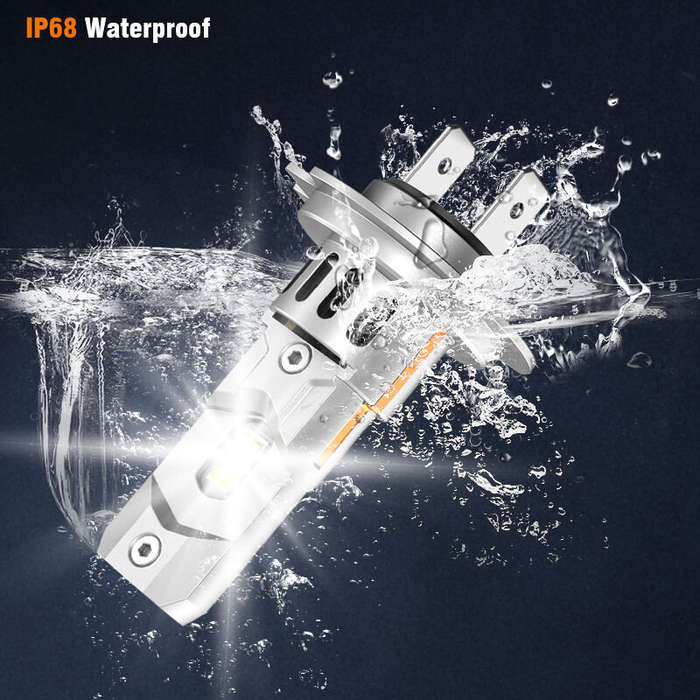 H7 - SEALIGHT 2PCS X3S H7 LED Car Headlight 6000LM Car Front Light Hi Low Beam 6500K LED Headlight B