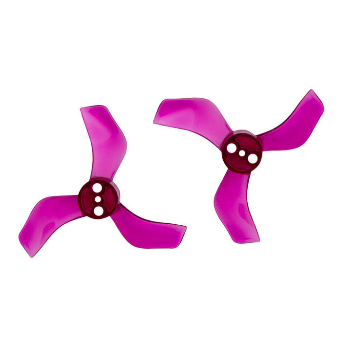 Clear Red - 4 Pairs Gemfan 1635 1.6x3.5x3 40mm 1.5mm Hole 3-blade Propeller for 1103 1105 RC Drone F