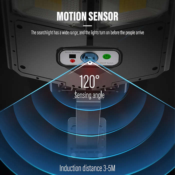 360LED - 360LED Motion Sensor Solar Street Light Outdoor Home Garden Light Super Bright Waterproof R