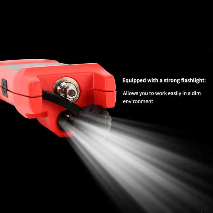 Black Red - UNI-T UT691-10 Visual Fault Locator 10mW Laser Output 8-10km Fiber Range LED Flashlight