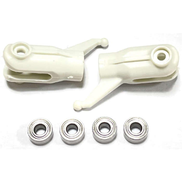 White - RC ERA C032 UH-1 Helicopter Spare Parts Main Rotor Clamp Set