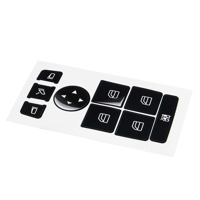 Window Switch Button Repair Stickers For 2008-2014 Mercedes Benz W204 C300 C350