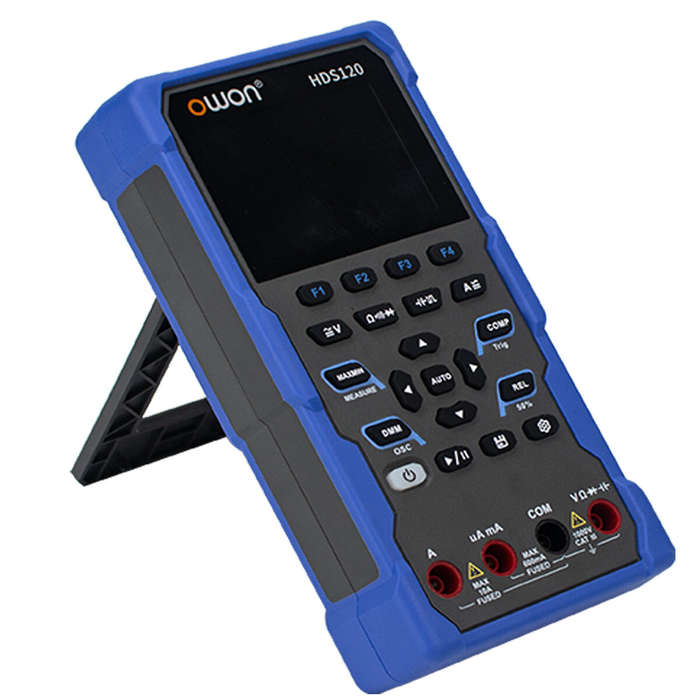 Blue. - OWON HDS120 Digital Multimeter Oscilloscope 1MHz Analog Bandwidth High Accuracy 2.8inch LCD