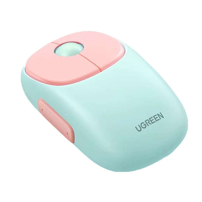 Blue - UGREEN MU102 Wireless bluetooth Mouse 4000DPI Rechargeable Dual Mode Silent Buttons Mice for
