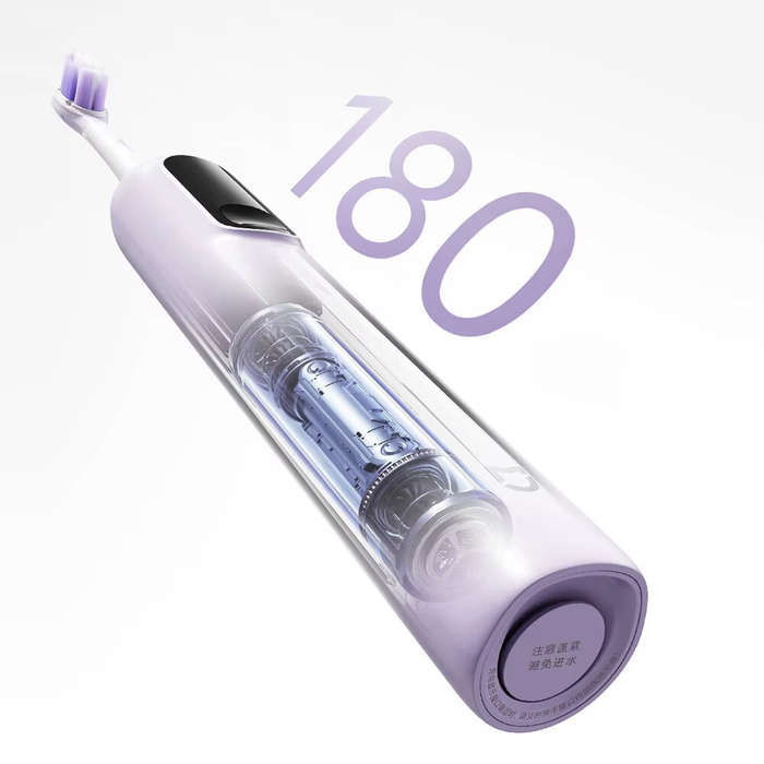 Purple - XIAOMI Oscillation Electric Toothbrush Pro 4 Cleaning Modes 180-Day Long Battery Life IPX8